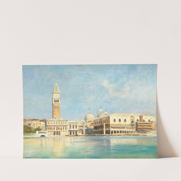 Venice, View Of St. Mark’s Square by Ascan Lutteroth