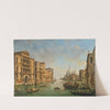 Venice, View of the Grand Canal from Palazzo Cavalli-Franchetti with Santa Maria della Salute in the Distance by Luigi Querena