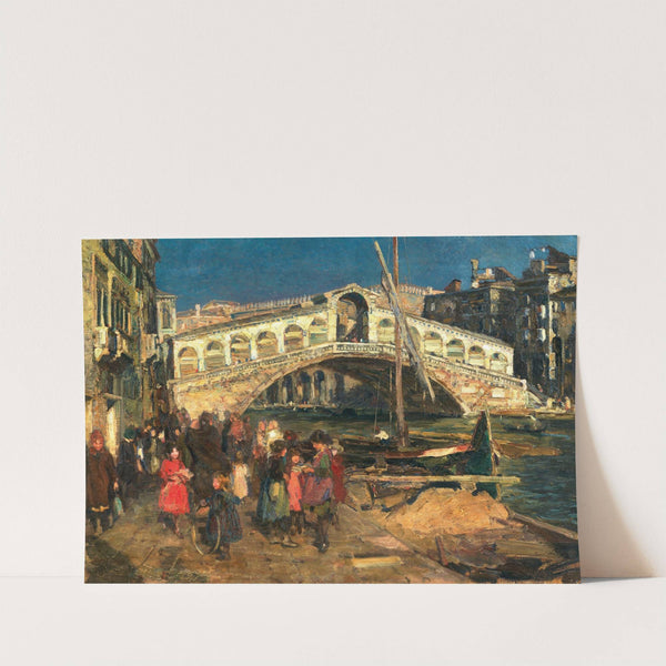 Venice, View of the Rialto Bridge by Beppe Ciardi