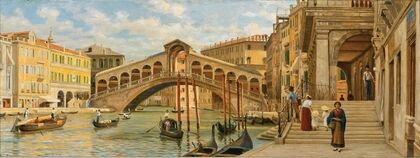 Venice, View of the Rialto Bridge