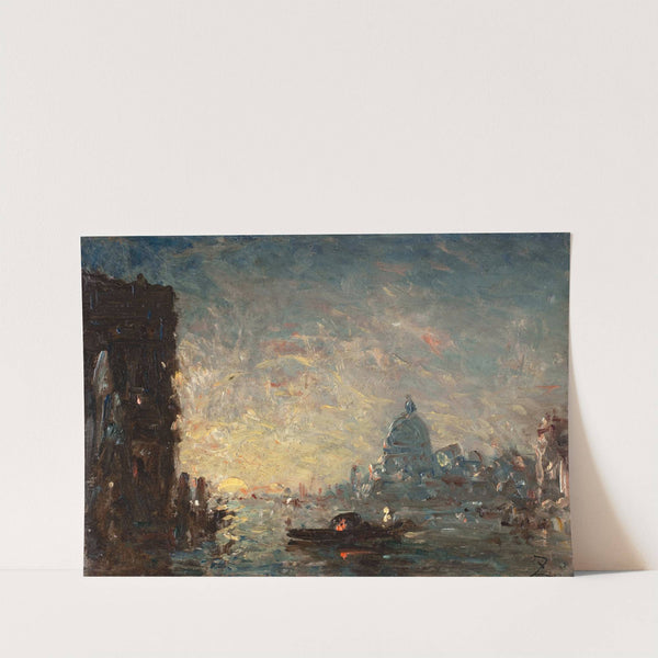 Venise Au Coucher Du Soleil (1870-1880) by Félix Ziem