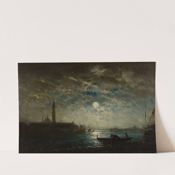 Venise et le Campanile au clair de lune (1870-1890) by Félix Ziem