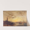 Venise, La Giudecca Au Crépuscule (1860-1890) by Félix Ziem