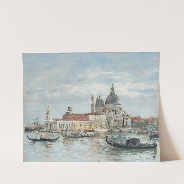 Venise. La Salute. La Douane (1895) by Eugène Boudin