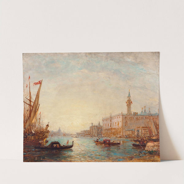 Venise, Le Palais Des Doges (1870-1890) by Félix Ziem