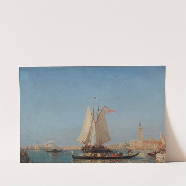 Venise; l’entrée du Grand Canal by Félix Ziem