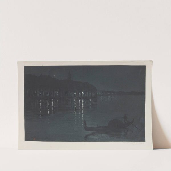 Venise (l’entrée du Grand canal, près de la Piazetta) (1891) by Henri-Charles Guérard