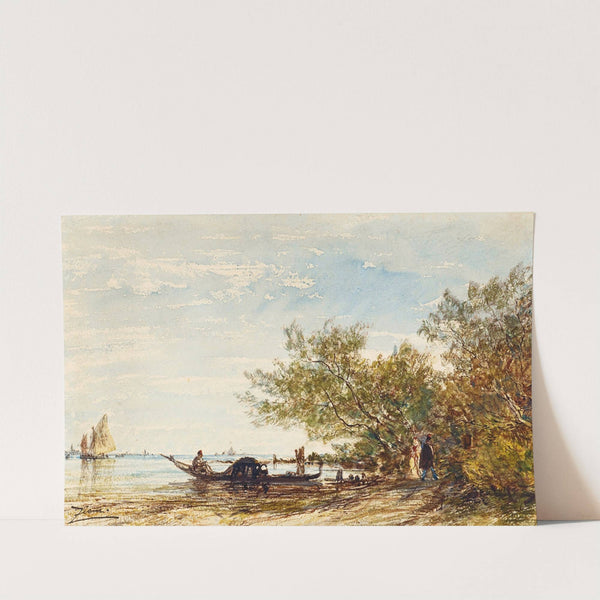 Venise, Mazzorbo by Félix Ziem