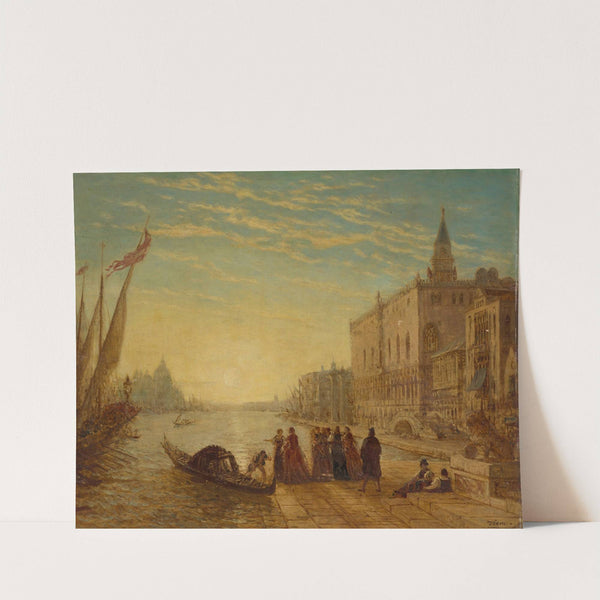 Venise, quai des Esclavons by Félix Ziem