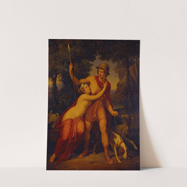 Venus And Adonis by Johannes Riepenhausen