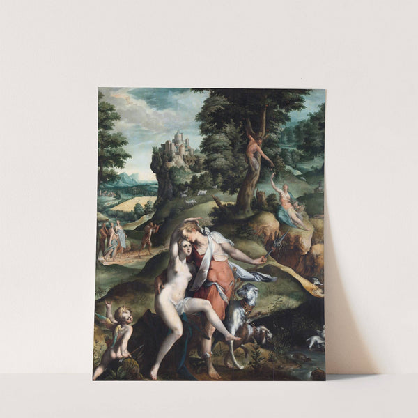 Venus and Adonis by Bartholomaeus Spranger