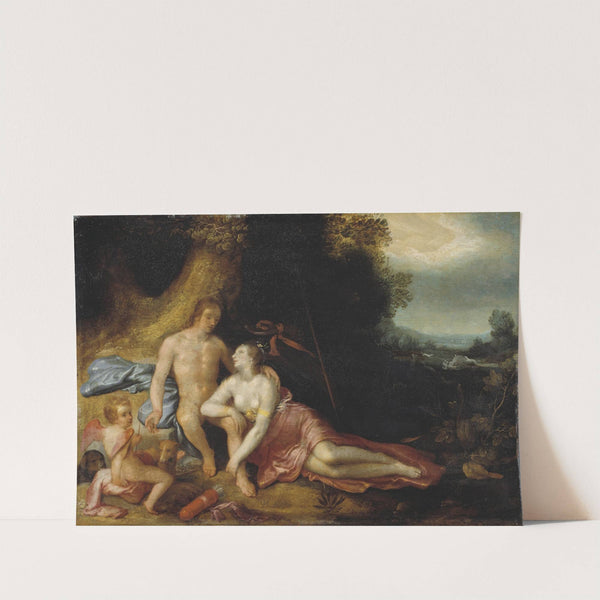 Venus and Adonis by Cornelis van Haarlem