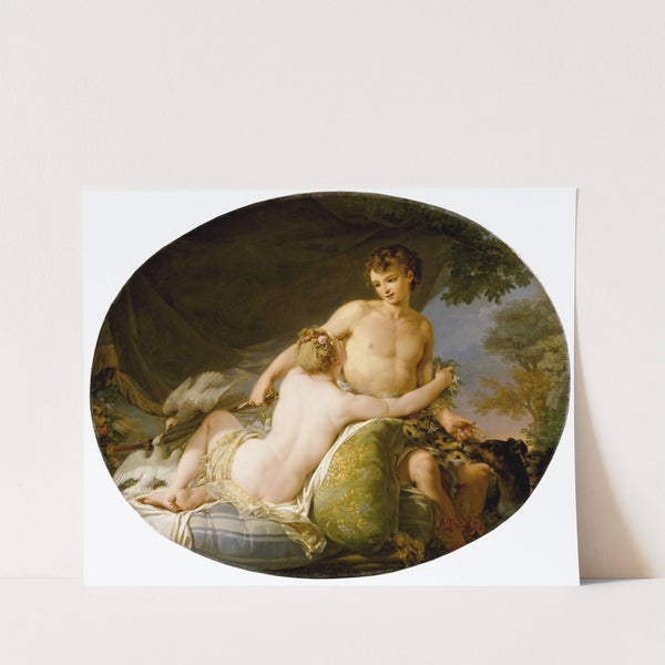 Venus and Adonis by Hugues Taraval