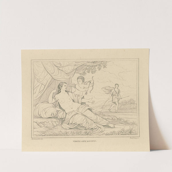 Venus and Adonis (19th century) by William Francis Starling