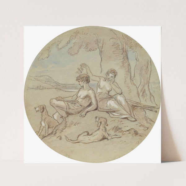 Venus and Adonis pl11 by Hablot Knight Browne