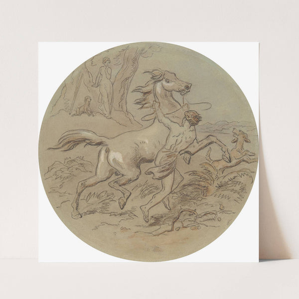 Venus and Adonis pl17 by Hablot Knight Browne