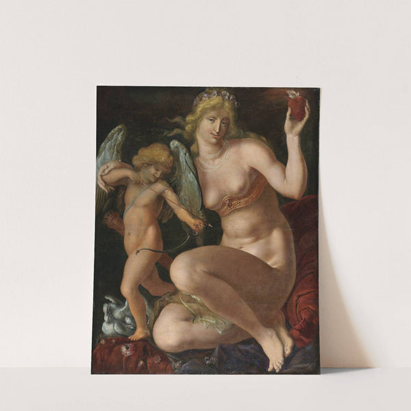 Venus and Amor by Jacob de Gheyn II