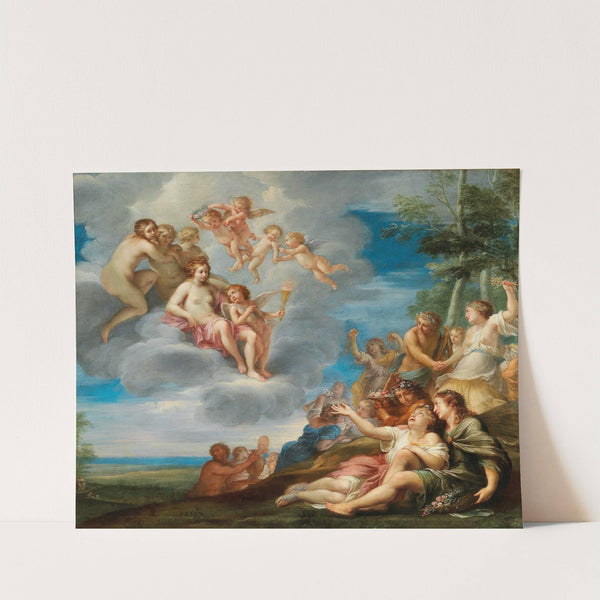 Venus and Apollo with the Muses by Louis Cousin