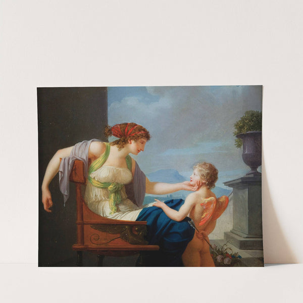 Venus And Cupid by Jean-Baptiste Regnault