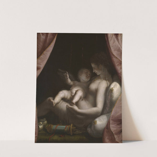 Venus and Cupid by Luca Cambiaso