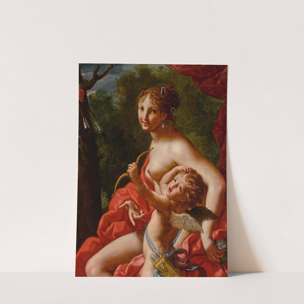 Venus And Cupid by Elisabetta Sirani