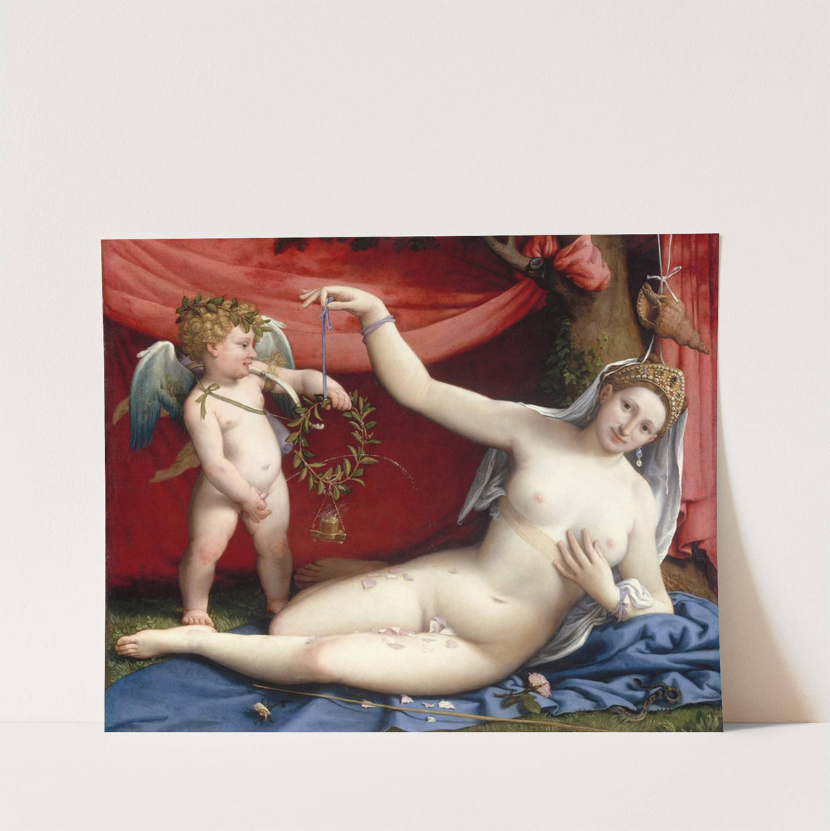 Venus and Cupid by Lorenzo Lotto