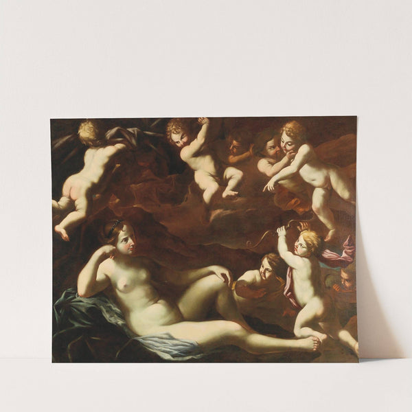 Venus and Cupid with Amorini by Roman School