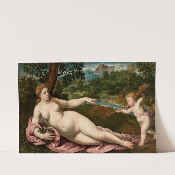 Venus and Eros by Paris Bordone
