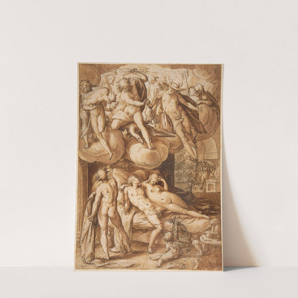 Venus and Mars Surprised by Vulcan by Hendrick Goltzius