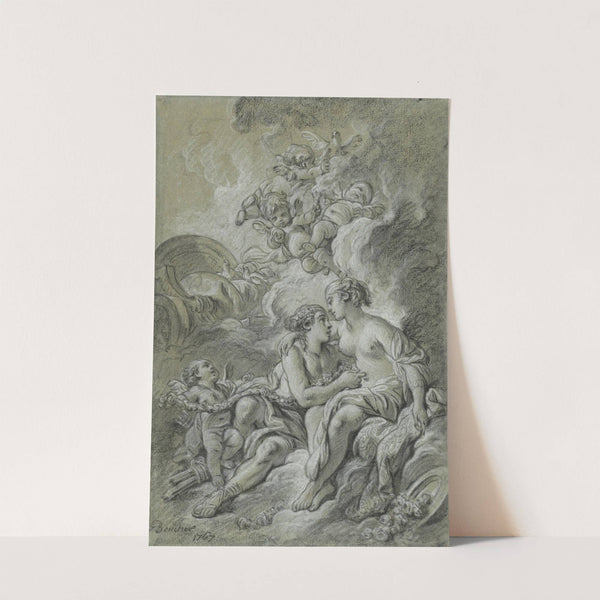 Venus appuyee sur son cher Adonis … (1767) by François Boucher