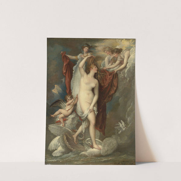 Venus At Her Birth Attired By The Three Graces by Benjamin West
