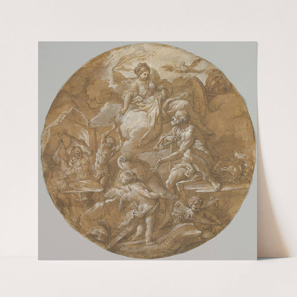 Venus at the Forge of Vulcan by Sebastiano Conca