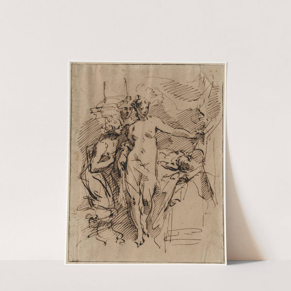 Venus bij de dode Adonis by Jacob de Wit