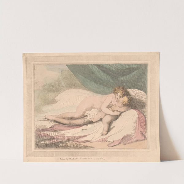 Venus embracing Cupid by Thomas Rowlandson
