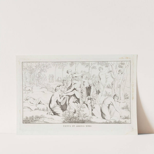 Venus et Adonis Mors (1825) by Giulio Romano