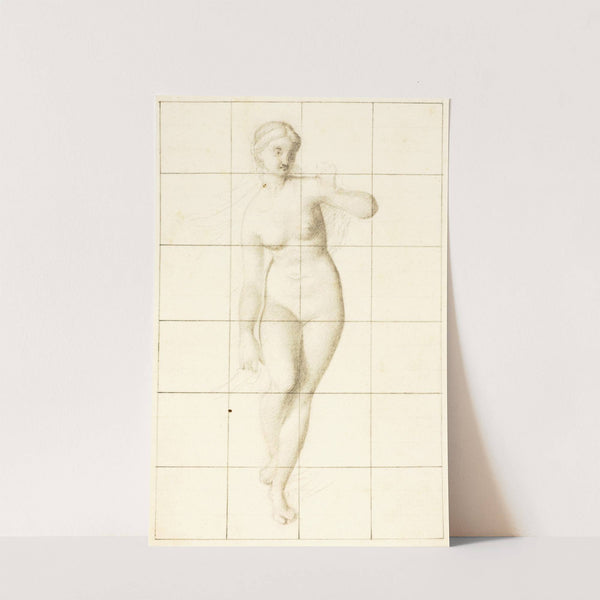 Venus Guiding Eneas and the Trojans to the Latin Shore (study of Venus) (ca. 1857) by William Page