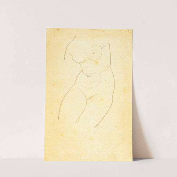 Venus Guiding Eneas and the Trojans to the Latin Shore (Torso of Venus) (ca. 1857) by William Page