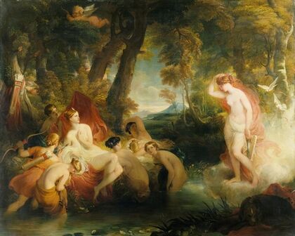 Venus in search of Cupid surprises Diana