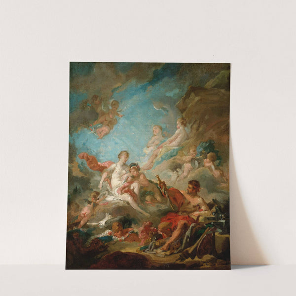 Venus in The Workshop Of vulcan (1757) by François Boucher