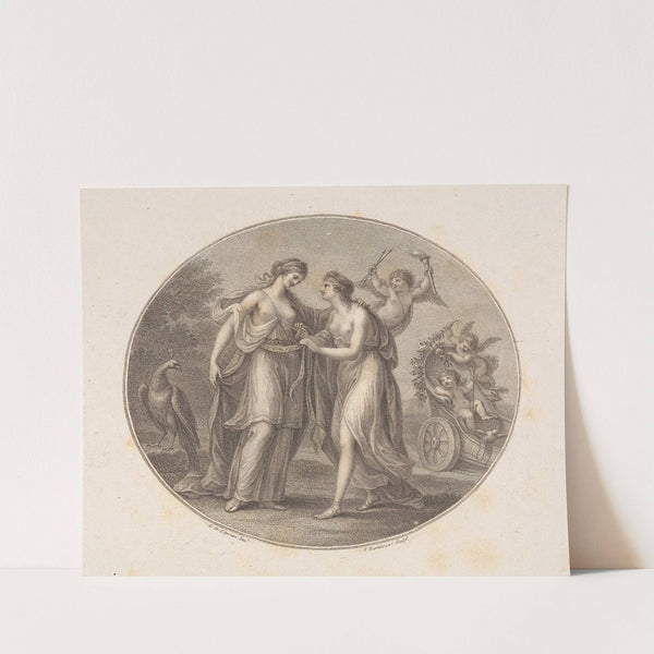 Venus Lending Juno Her Belt (1784) by Giovanni Battista Cipriani