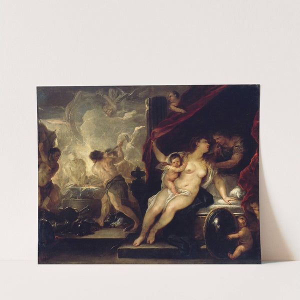Venus, Mars and the Forge of Vulcan by Luca Giordano