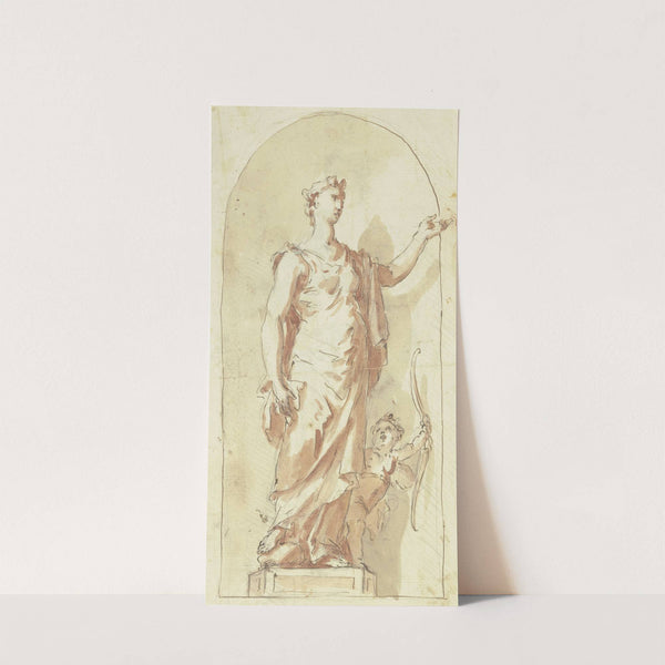 Venus mit Cupido (Scheinskulptur) by Gaspare Diziani