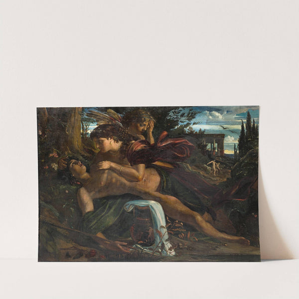 Venus Mourning Adonis by Achilles Forcart