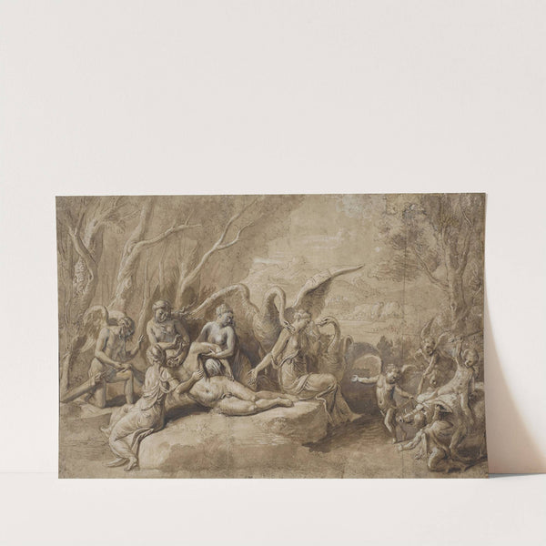 Venus mourning the death of Adonis (1529 – 1539) by Giulio Romano