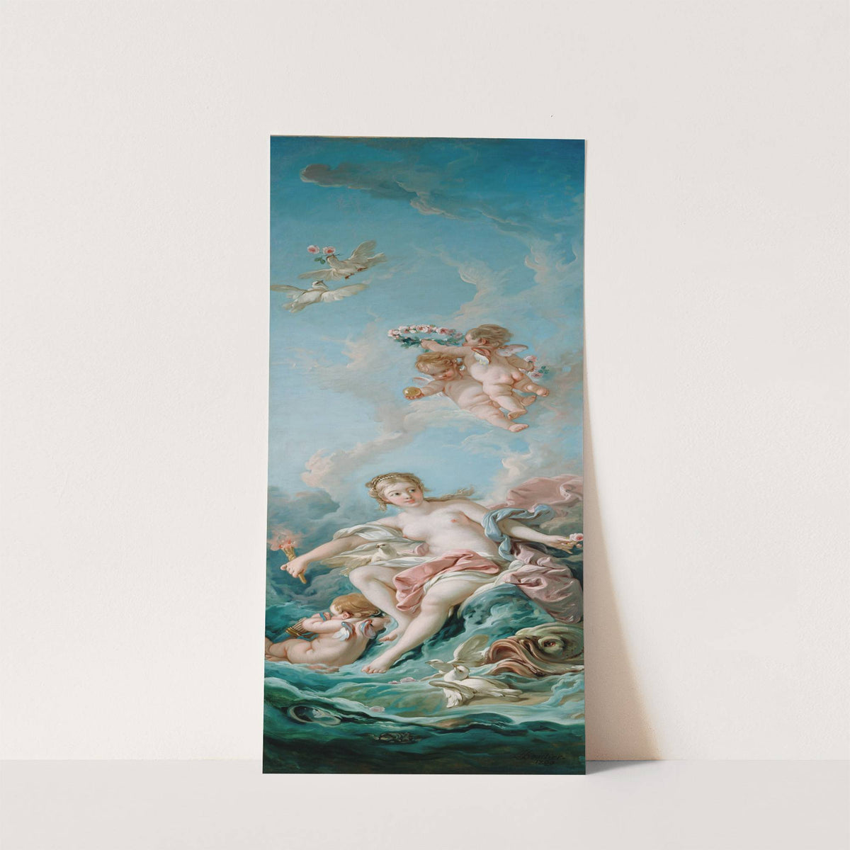 Venus on The Waves (1769) by François Boucher