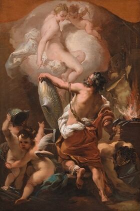 Venus Ordering Armor for Aeneas at Vulcan’s Forge (ca. 1775)