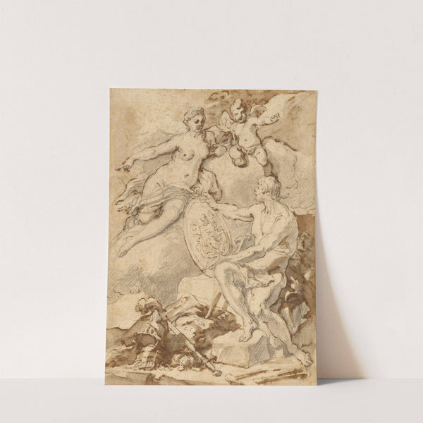 Venus Receiving from Vulcan the Arms of Aeneas (1704) by Francesco Solimena