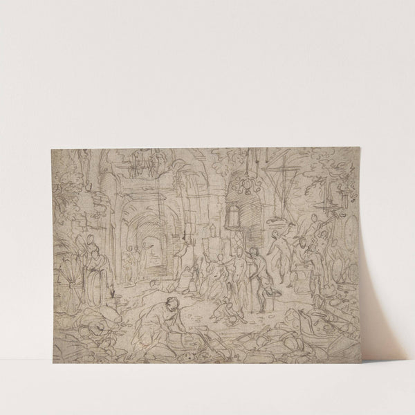 Venus Visiting the Forge of Vulcan by Pauwels Franck