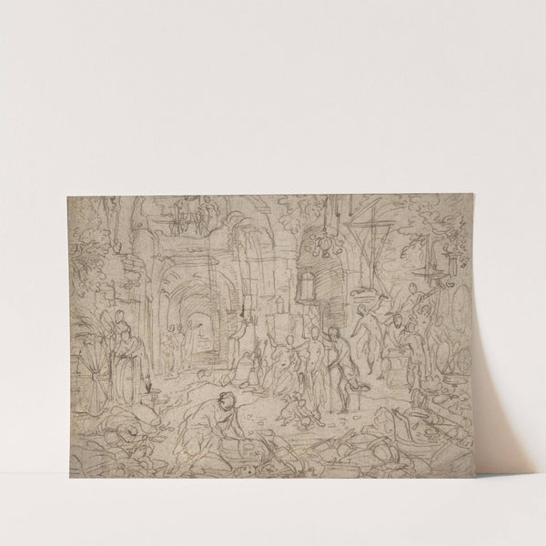 Venus Visiting the Forge of Vulcan by Pauwels Franck