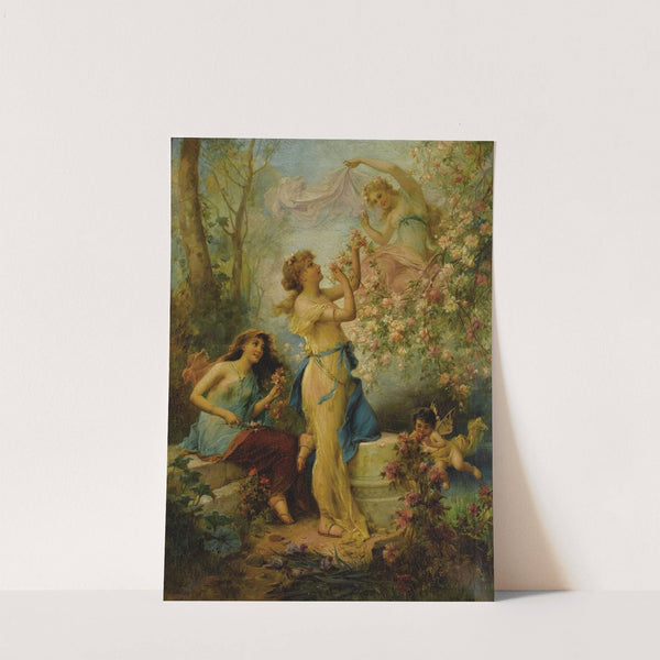 Venus with Putti and Attendants by Hans Zatzka